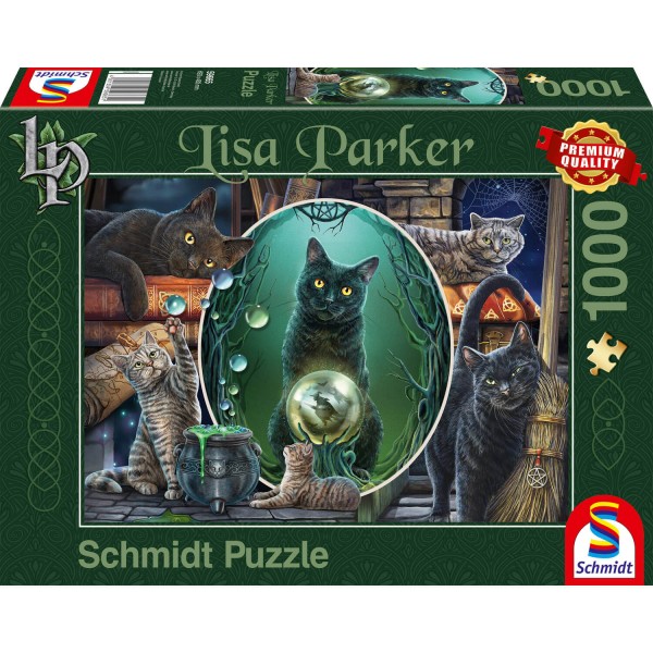 Puzzle 1000 pièces : Chats magiques - Schmidt-59665