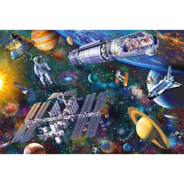 100 piece jigsaw puzzle: Pleasure of space - Schmidt-56455