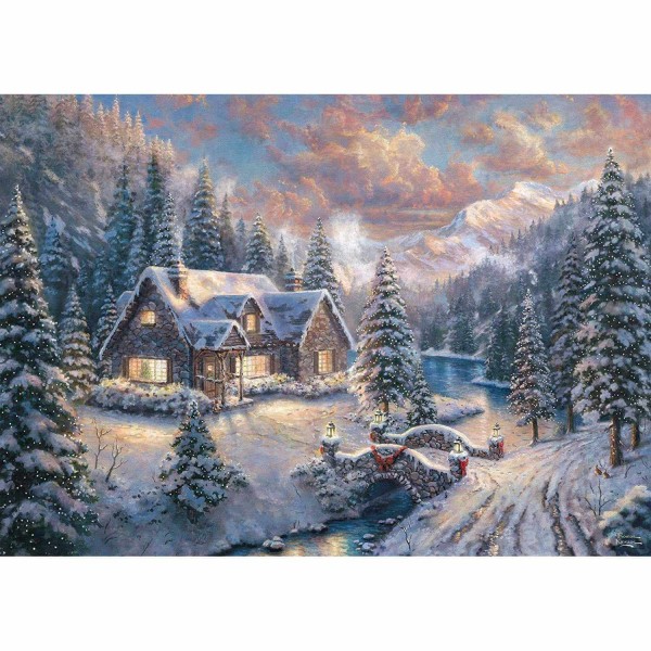 1000 pieces puzzle: Christmas in the mountains, Limited edition - Schmidt-59493