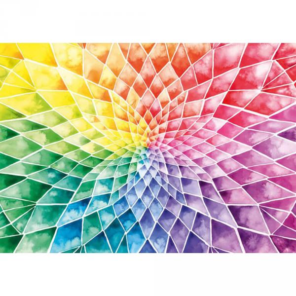 Puzzle 1000 pièces : Fleur aux couleurs vives - Schmidt-57577