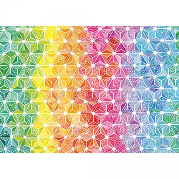 Puzzle 1000 Teile: Mehrfarbige Dreiecke - Schmidt-57579