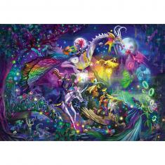 1000 piece puzzle: Summer night circus