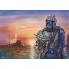 1000 pieces puzzle: Star Wars:Thomas Kinkade :A New Direction
