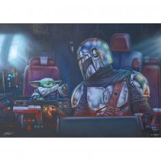 1000 pieces puzzle: Star Wars:Thomas Kinkade :Two for the Road
