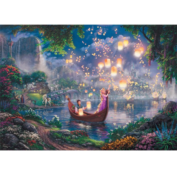 1000 pieces puzzle: Rapunzel by Thomas Kinkade - Schmidt-59480