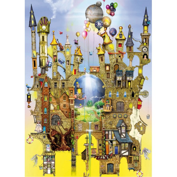 1000 pieces puzzle: utopian castle - Schmidt-59354