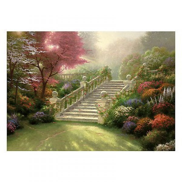 Puzzle 1000 pièces - Thomas Kinkade : L'escalier - Schmidt-58444