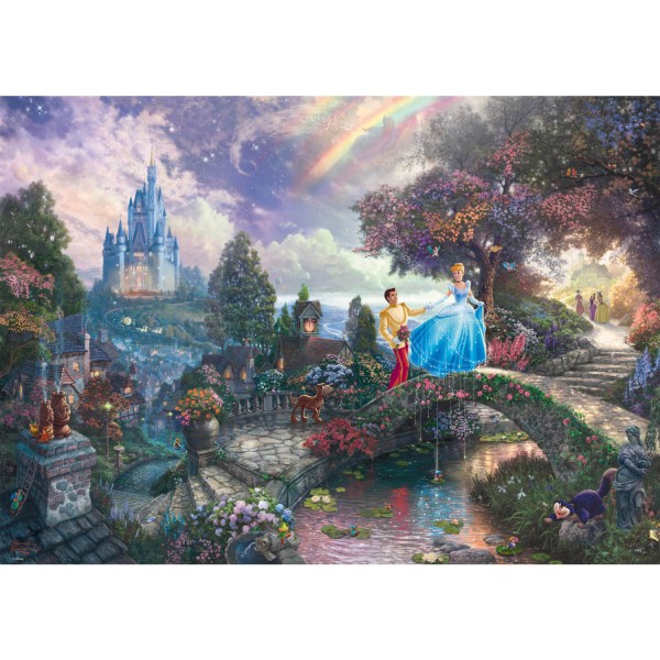 1000-teiliges Puzzle: Thomas Kinkade: Disney Cinderella - Schmidt-59472