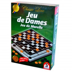 Jeu de dames et jeu de marelle