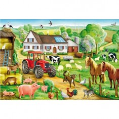 100 Teile Puzzle - Happy Farm