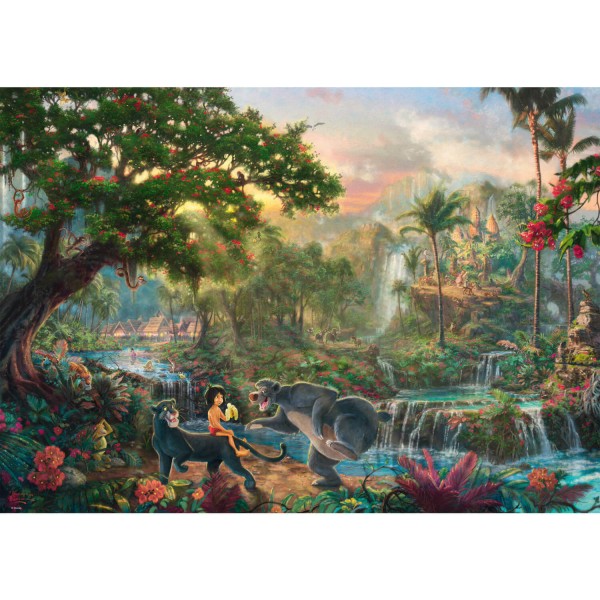 Puzzle 1000 pièces : Disney : Le livre de la Jungle - Schmidt-59473