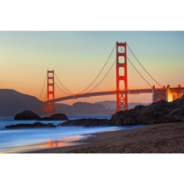 Puzzle 1000 pièces : Golden Gate Bridge, San Francisco - Schmidt-58234