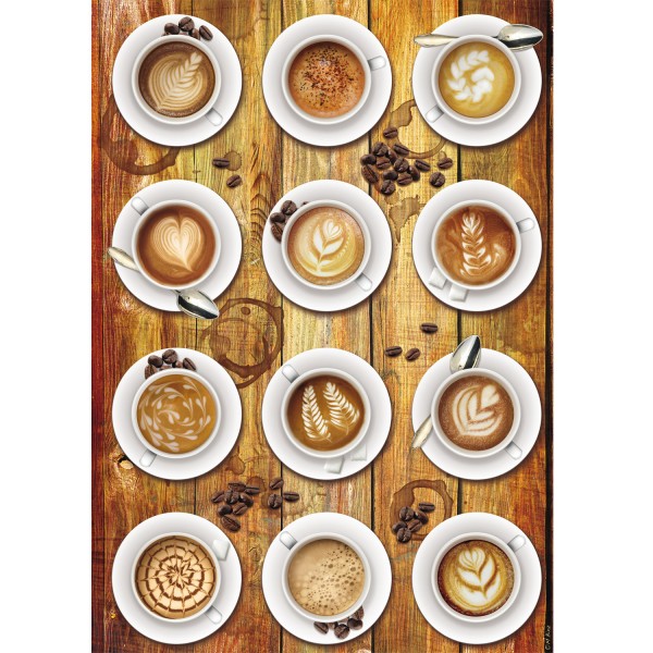 Puzzle 1000 pièces : L'art de décorer le café - Schmidt-58277