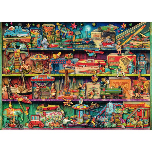 Puzzle 1000 pièces : Le monde merveilleux des jouets - Schmidt-59376