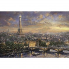 Puzzle 1000 pièces : Paris : la ville de l'amour