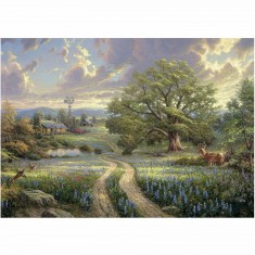 Puzzle de 1000 piezas - Thomas Kinkade: Country Idyll