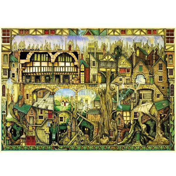 Puzzle 1000 pièces - Colin Thompson : Maison - Schmidt-59402