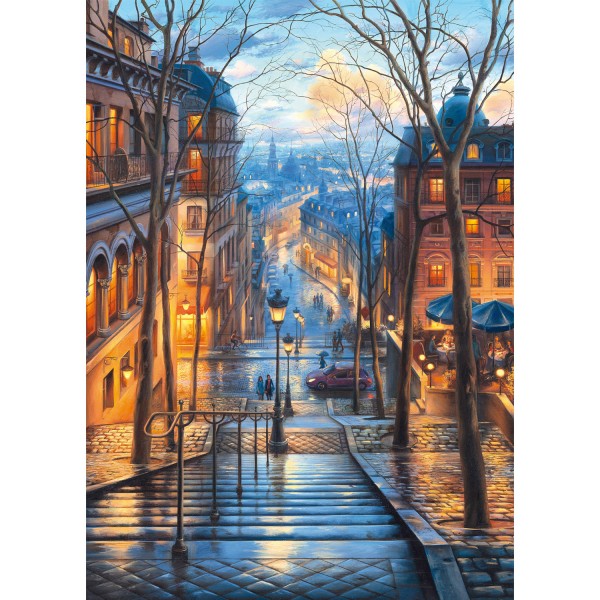 Puzzle 1000 pièces : Matin de printemps à Montmartre - Schmidt-59560