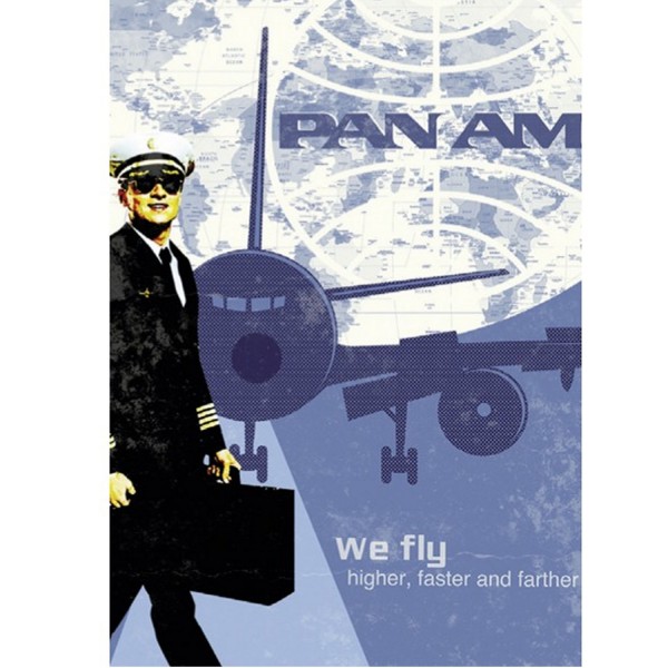 Puzzle 1000 pièces Pan Am : Poster rétro - Schmidt-59504