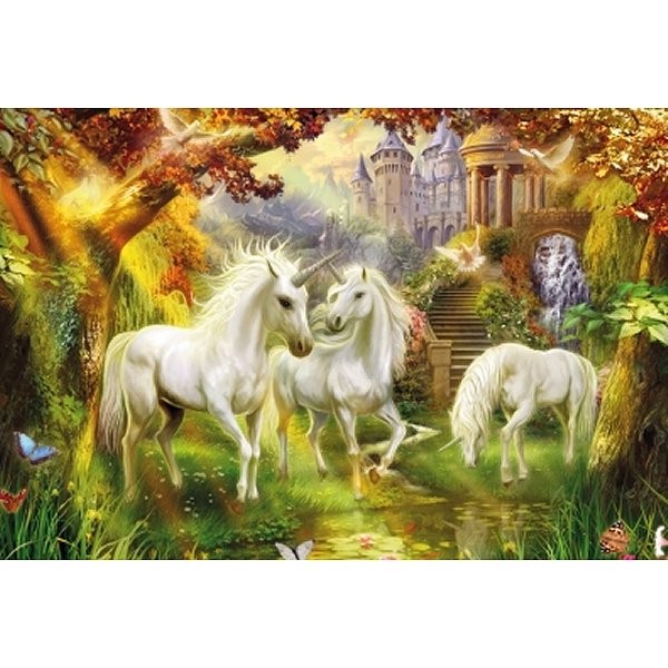 Puzzle 150 pièces - Forêt aux licornes - Schmidt-56006