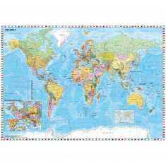 1500 Teile Puzzle: Planisphere (auf Deutsch)