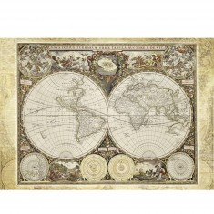 Puzzle 2000 pièces : Mappemonde historique