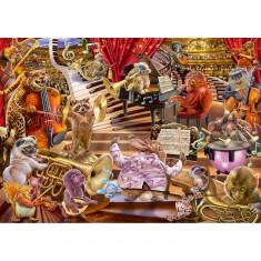 1000 pieces puzzle: Music Mania