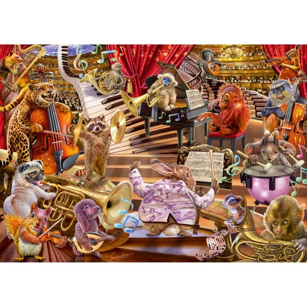 1000 pieces puzzle: Music Mania - Schmidt-59664