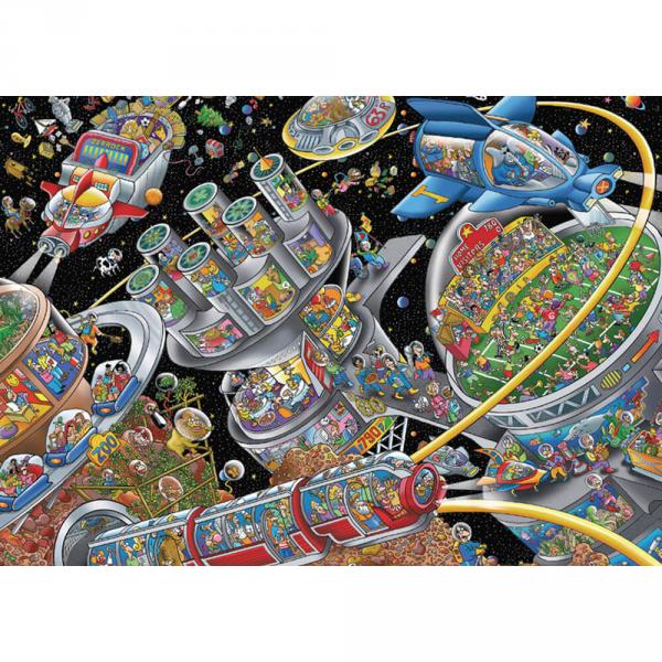 Puzzle 1000 piezas: Una colonia en el cosmos - Schmidt-59967