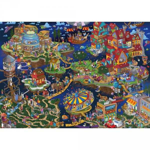 Puzzle 1000 pieces: World in madness - Schmidt-59968