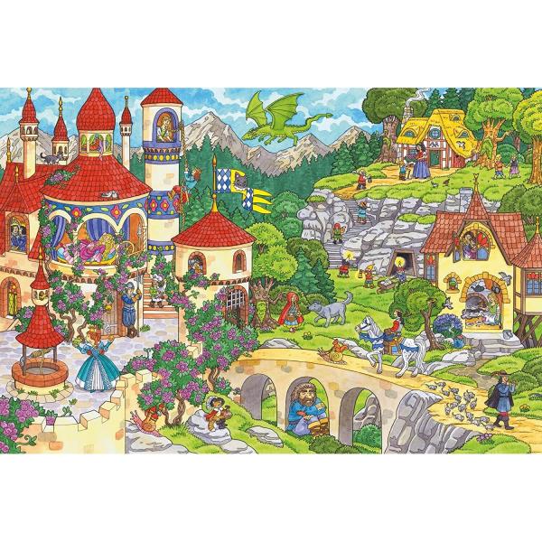 Puzzle DE 100 PIEZAS: EN LA TIERRA DE LOS CUENTOS DE HADAS - Schmidt-56311