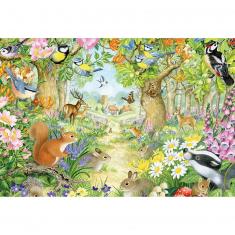 100 pieces PUZZLE: FOREST ANIMALS