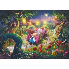 Puzzle 6000 pièces Disney : Thomas Kinkade : Fête du thé du chapelier fou