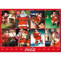 Puzzle mit 1000 Teilen: Coca Cola - Weihnachtsmann