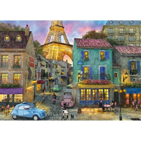 1000 Teile Puzzle: In den Straßen von Paris - Schmidt-59780