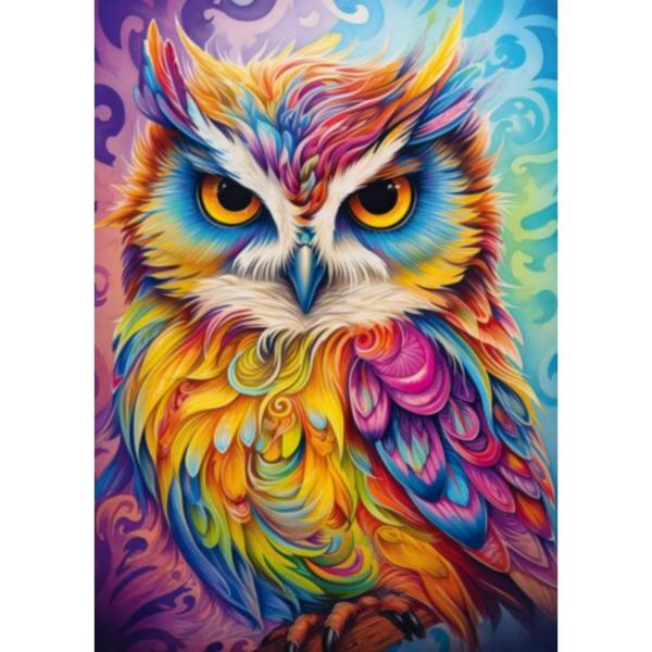 Puzzle 1000 pièces : Le hibou-perroquet  - Schmidt-59782