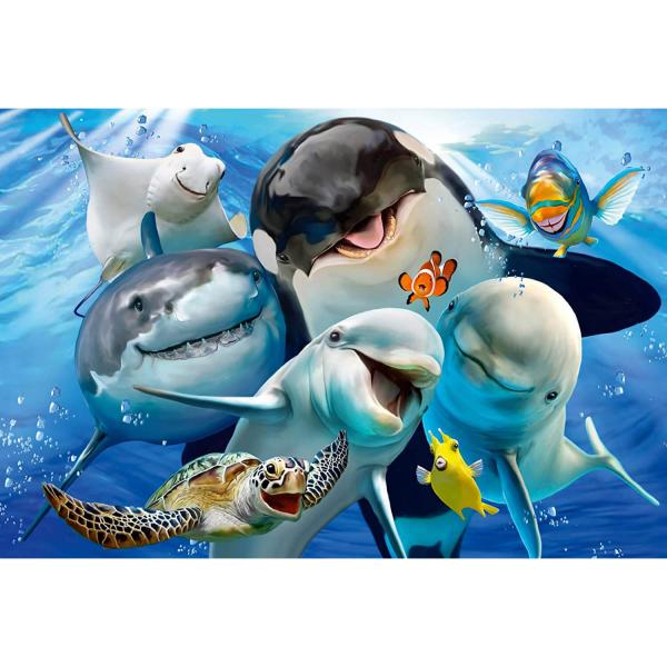 200 pieces puzzle: Friends of the underwater world - Schmidt-56360
