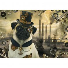 Puzzle 1000 pièces : Steampunk Chien