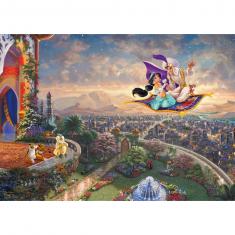 1000 Teile Puzzle: Thomas Kinkade : Aladdin, Disney