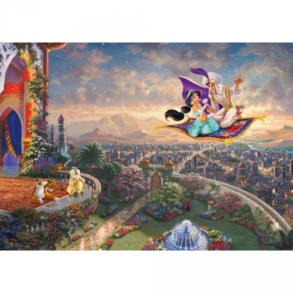 Puzzle de 1000 piezas: Thomas Kinkade : Aladdin, Disney - Schmidt-59950