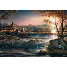 1000 Teile Puzzle: Wilde und helle Natur - Terry Redlin