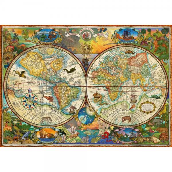 2000 piece puzzle: Planisphere - Schmidt-59741