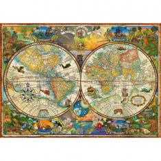 2000-teiliges Puzzle: Planisphere