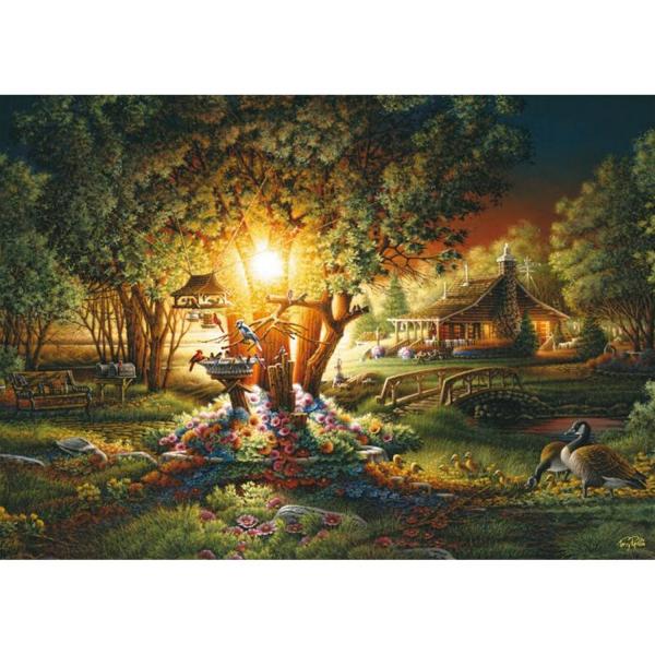 1000 Teile Puzzle: Der Frühling funkelt  - Terry Redlin - Schmidt-58547