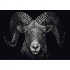 1000 piece Puzzle: Dominant – The Ram: Under The Sign of Fire - Ashley Rader