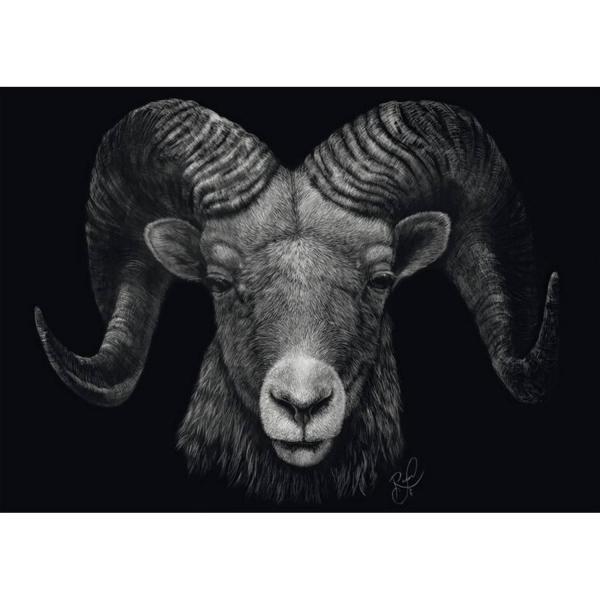 1000 piece Puzzle: Dominant – The Ram: Under The Sign of Fire - Ashley Rader - Schmidt-58540