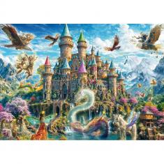 Puzzle 1000 pieces : Magical castle in the kingdom of tales