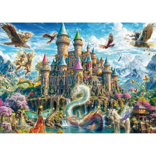 Puzzle 1000 pieces : Magical castle in the kingdom of tales - Schmidt-59791