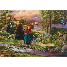 1000 piece Puzzle: Disney Brave Merida - Thomas Kinkade