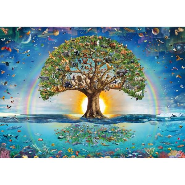 Puzzle 1000 pièces : La magie de larbre de vie - Schmidt-58865